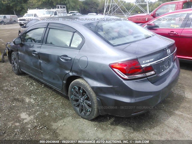 2HGFB2F97FH501057 - 2015 HONDA CIVIC EXL GRAY photo 3