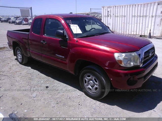 5TETX22N88Z576900 - 2008 TOYOTA TACOMA ACCESS CAB Қызыл фото 1