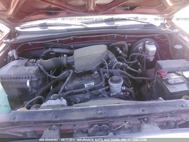 5TETX22N88Z576900 - 2008 TOYOTA TACOMA ACCESS CAB Қызыл фото 10