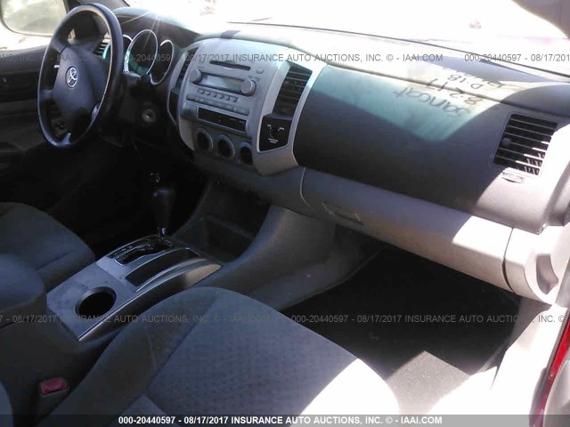 5TETX22N88Z576900 - 2008 TOYOTA TACOMA ACCESS CAB Қызыл фото 5