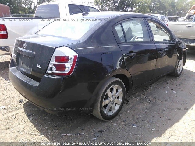 3N1AB61E78L641241 - 2008 NISSAN SENTRA 2.0/2.0S/2.0SL BLACK photo 4