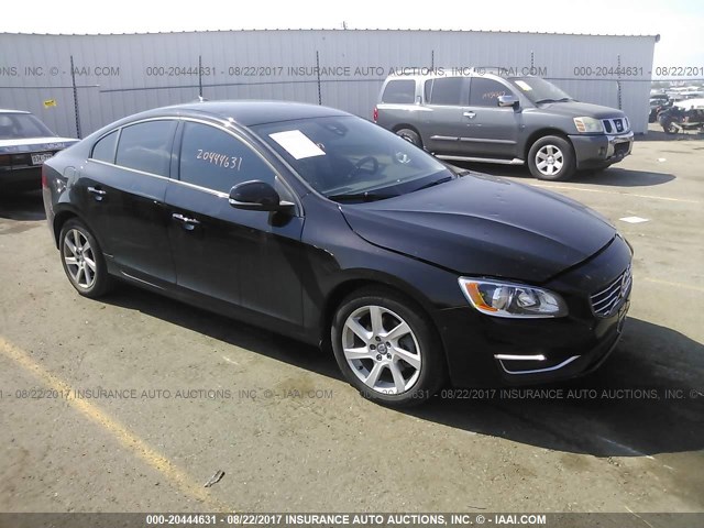 YV140MFJ3F1357985 - 2015 VOLVO S60 BLACK photo 1