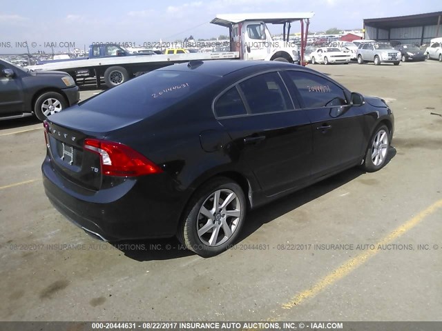 YV140MFJ3F1357985 - 2015 VOLVO S60 BLACK photo 4