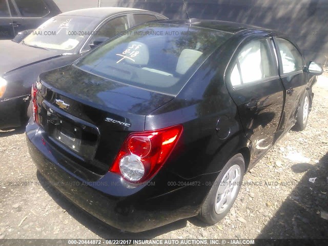 1G1JA5SGXG4164831 - 2016 CHEVROLET SONIC LS 黑色 照片 4