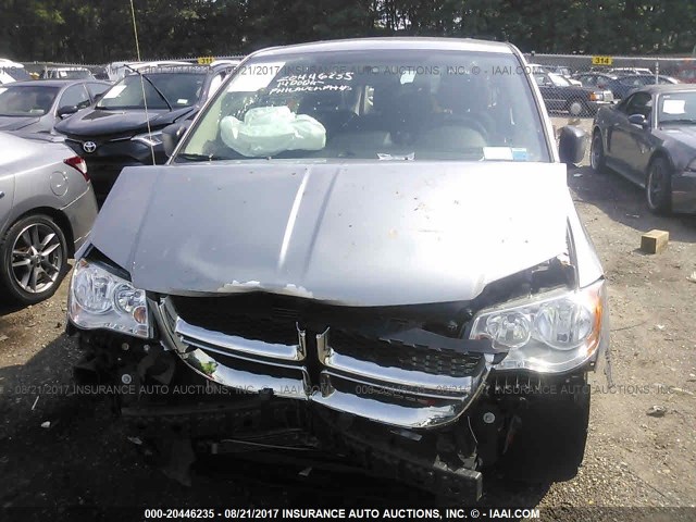 2C4RDGBG3ER340982 - 2014 DODGE GRAND CARAVAN SE GRAY photo 6