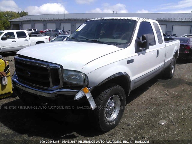 1FTNX21L53EB62798 - 2003 FORD F250 SUPER DUTY WHITE photo 2