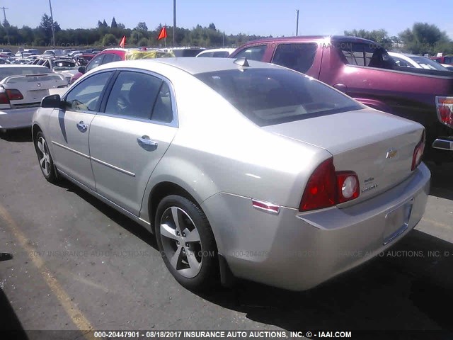 1G1ZC5E07CF213171 - 2012 CHEVROLET MALIBU 1LT 金色 照片 3