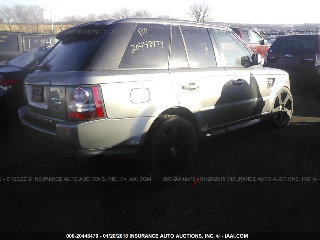 SALSF2D42BA280039 - 2011 LAND ROVER RANGE ROVER SPORT HSE GRAY photo 4