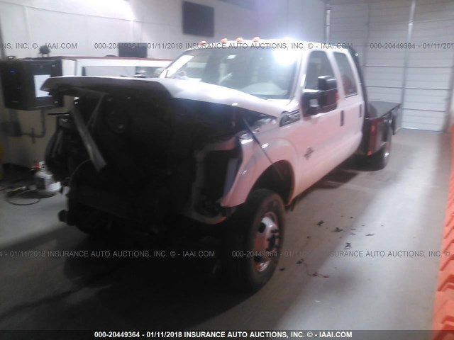 1FD8W3HT1GEB13997 - 2016 FORD F350 SUPER DUTY WHITE photo 2