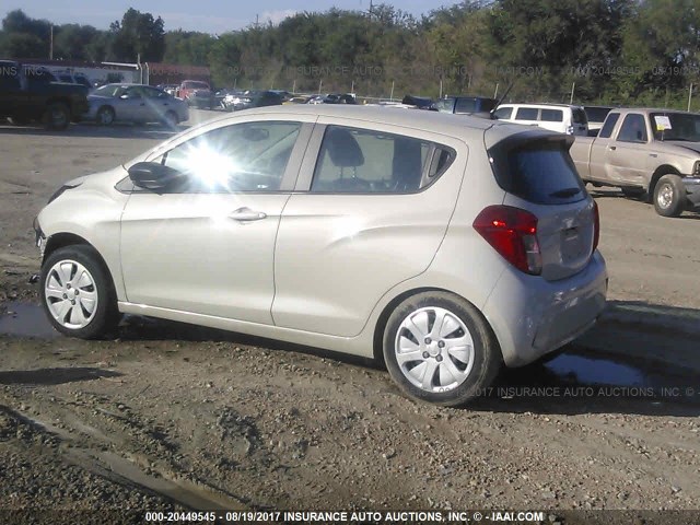 KL8CB6SA2GC601587 - 2016 CHEVROLET SPARK LS WHITE photo 3