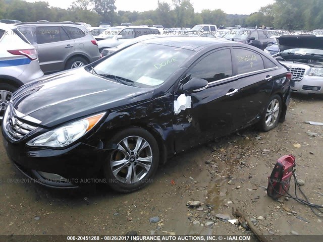 5NPEC4AC4CH354396 - 2012 HYUNDAI SONATA SE/LIMITED BLACK photo 2