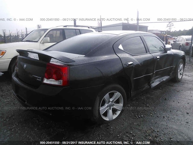 2B3CA3CV5AH127585 - 2010 DODGE CHARGER SXT BLACK photo 4