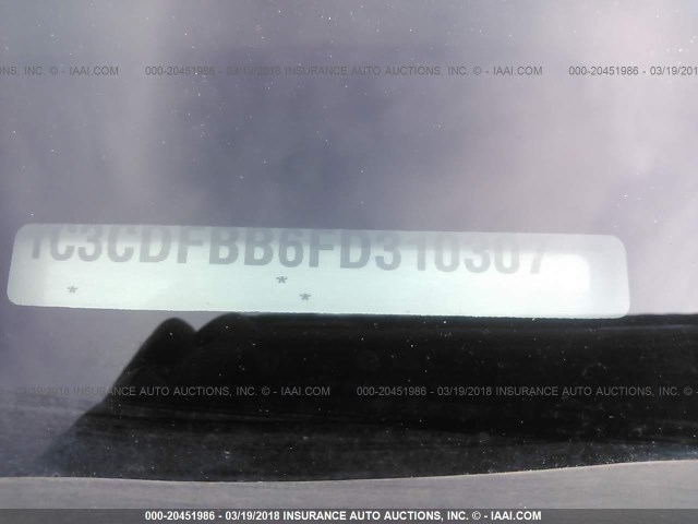 1C3CDFBB6FD310307 - 2015 DODGE DART SXT SILVER photo 9