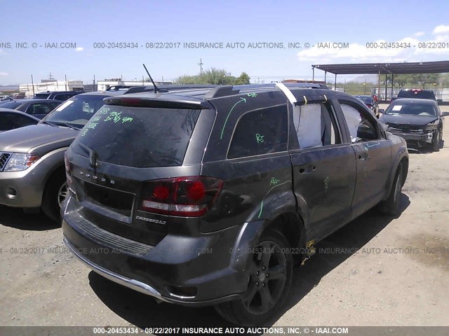 3C4PDCGB6GT143995 - 2016 DODGE JOURNEY CROSSROAD GRAY photo 4