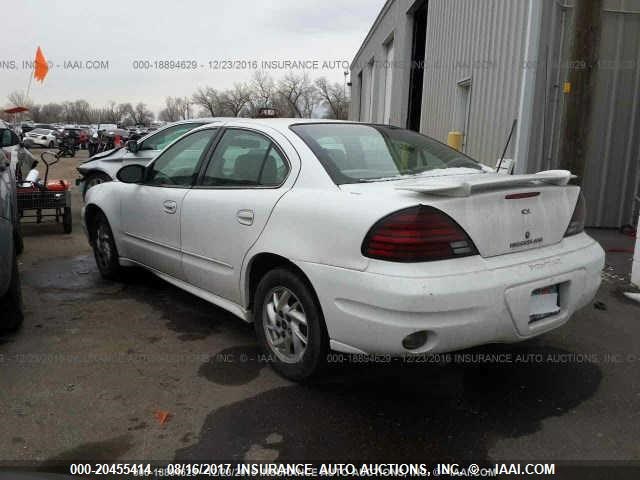 1G2NF52E44M622503 - 2004 PONTIAC GRAND AM SE1 WHITE photo 3