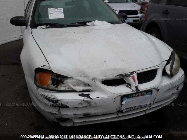 1G2NF52E44M622503 - 2004 PONTIAC GRAND AM SE1 WHITE photo 6