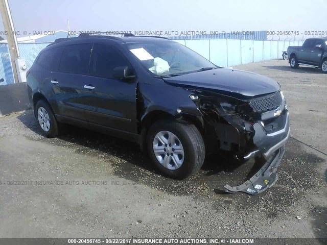 1GNKVEED2CJ248680 - 2012 CHEVROLET TRAVERSE LS GRAY photo 1