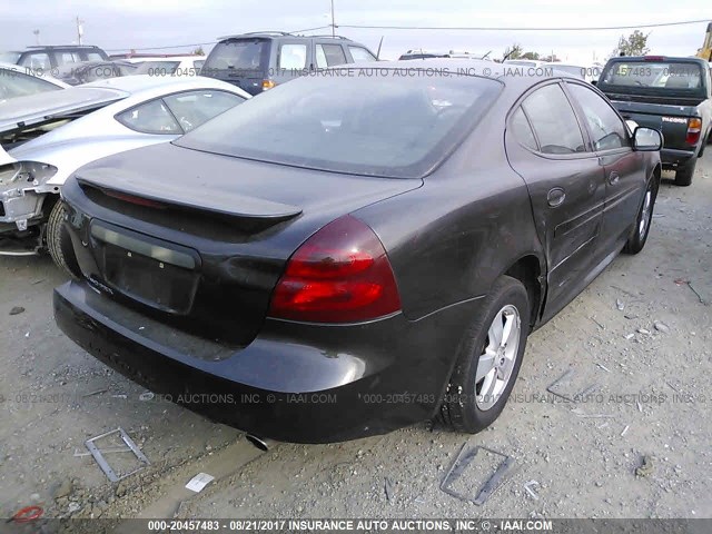 2G2WP552581110169 - 2008 PONTIAC GRAND PRIX შავი ფოტო 4