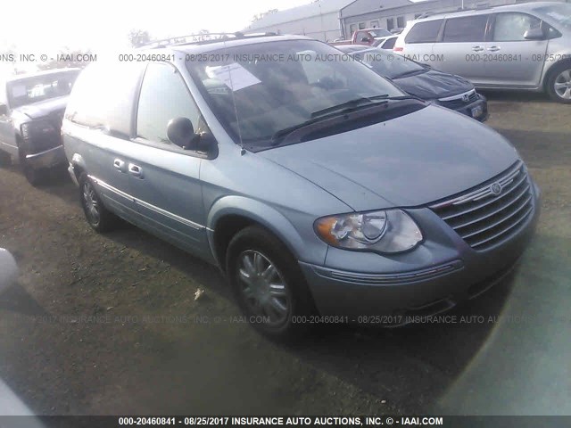 2C4GP64L35R128134 - 2005 CHRYSLER TOWN & COUNTRY LIMITED BLUE photo 1