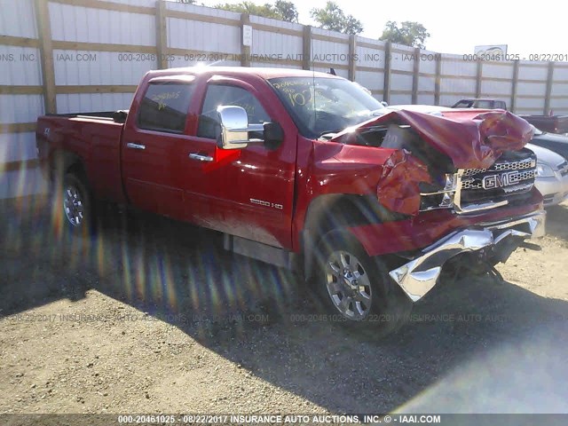 1GT120C82CF197660 - 2012 GMC SIERRA K2500 SLE RED photo 1