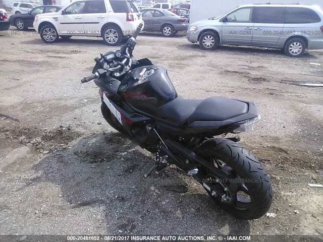 JYARJ18E7CA008729 - 2012 YAMAHA FZ6 R BLACK photo 3