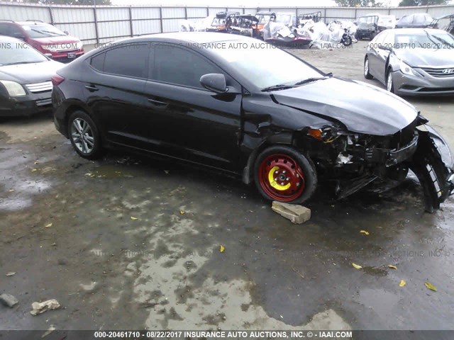 KMHD84LF3HU173478 - 2017 HYUNDAI ELANTRA SE/VALUE/LIMITED BLACK photo 1