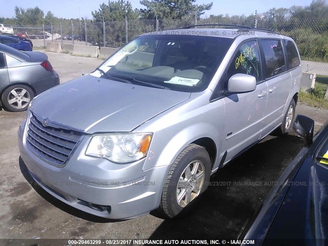 2A8HR54P78R737929 - 2008 CHRYSLER TOWN & COUNTRY TOURING SILVER photo 2