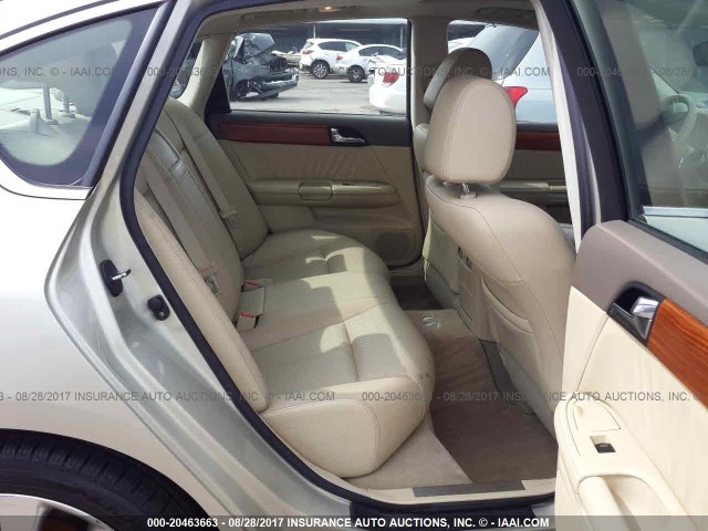 JNKBY01E26M202687 - 2006 INFINITI M45 SPORT TAN photo 8