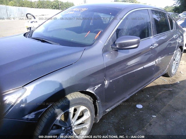 1HGCR2F57EA259217 - 2014 HONDA ACCORD SPORT Сұр фото 6
