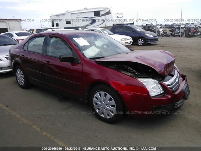 3FAHP06Z99R197273 - 2009 FORD FUSION S RED photo 1