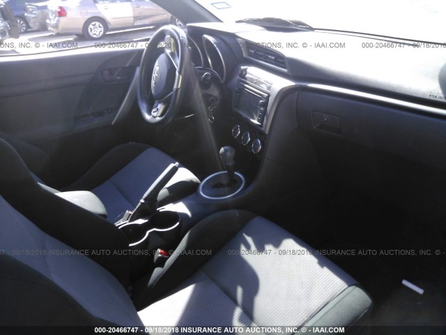 JTKJF5C77E3075494 - 2014 TOYOTA SCION TC GRAY photo 5