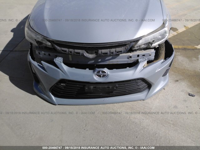 JTKJF5C77E3075494 - 2014 TOYOTA SCION TC 灰色 照片 6