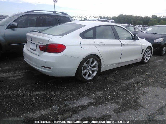 WBA4A5C52FGK15556 - 2015 BMW 428 I/GRAN COUPE WHITE photo 4