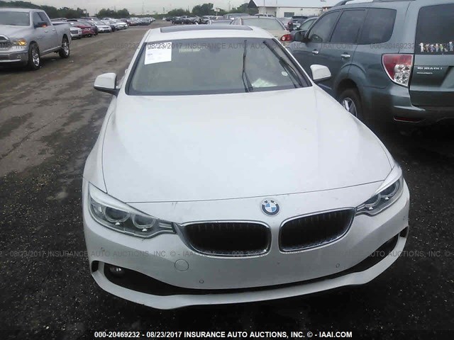 WBA4A5C52FGK15556 - 2015 BMW 428 I/GRAN COUPE WHITE photo 6