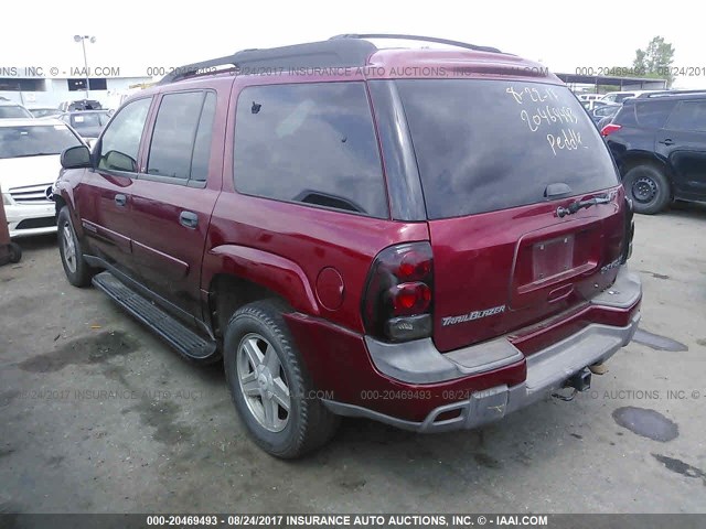 1GNES16S932170310 - 2003 CHEVROLET TRAILBLAZER EXT BURGUNDY photo 3