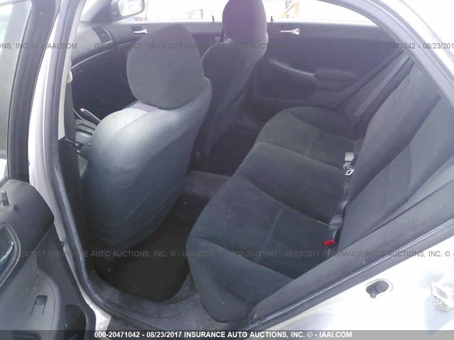 1HGCM56186A180895 - 2006 HONDA ACCORD VALUE SILVER photo 8