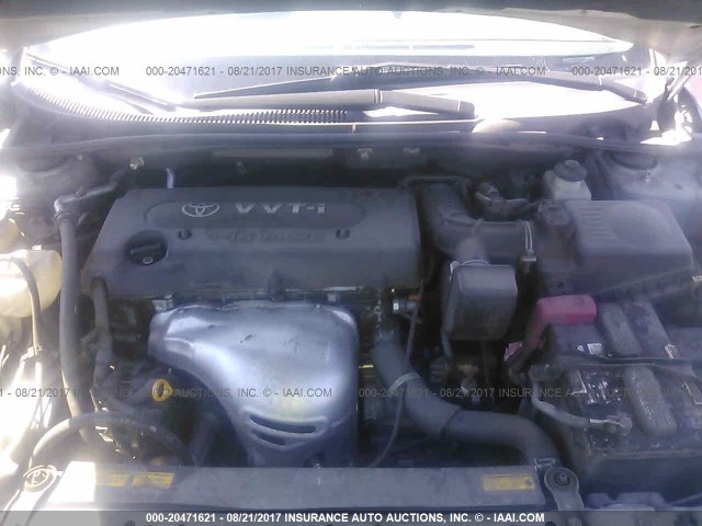 JTKDE177550005285 - 2005 TOYOTA SCION TC 银色 照片 10