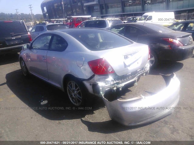 JTKDE177550005285 - 2005 TOYOTA SCION TC 银色 照片 3