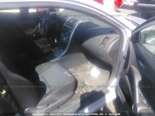 JTKDE177550005285 - 2005 TOYOTA SCION TC 银色 照片 5