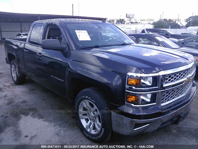 1GCRCREH0EZ313909 - 2014 CHEVROLET SILVERADO C1500 LT GRAY photo 1