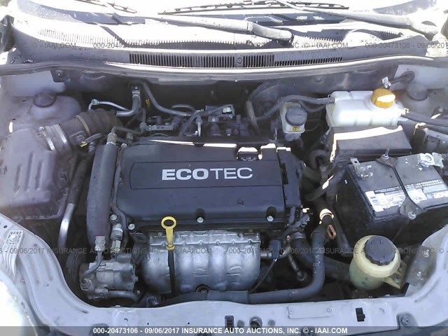 KL1TD5DEXBB218269 - 2011 CHEVROLET AVEO LS/LT 灰色 照片 10