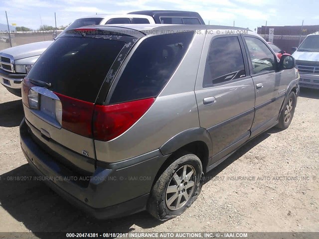 3G5DA03E82S501517 - 2002 BUICK RENDEZVOUS CX BEIGE photo 4