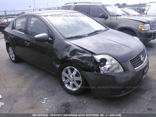 3N1AB61E87L628917 - 2007 NISSAN SENTRA 2.0/2.0S/2.0SL BROWN photo 1