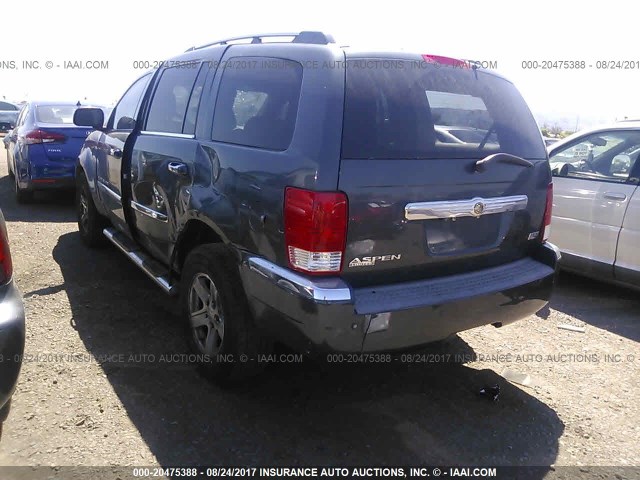 1A8HX58248F157453 - 2008 CHRYSLER ASPEN LIMITED GRAY photo 3