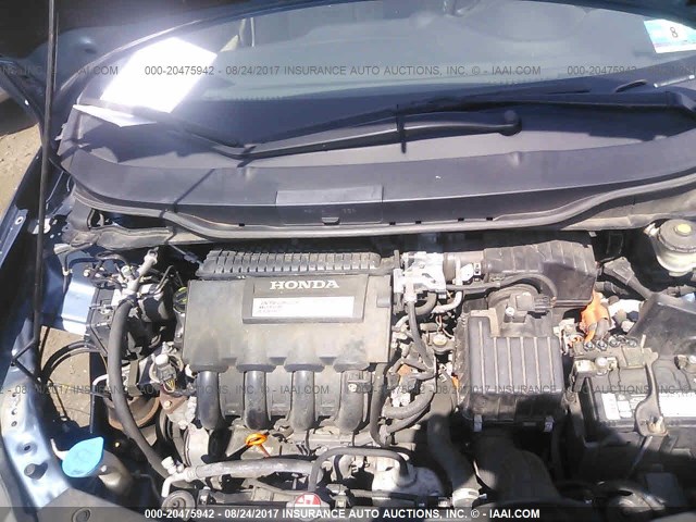 JHMZE2H79AS012013 - 2010 HONDA INSIGHT EX BLUE photo 10