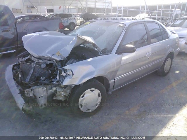 JT2BC52L2T7044980 - 1996 TOYOTA TERCEL DX BLUE photo 2