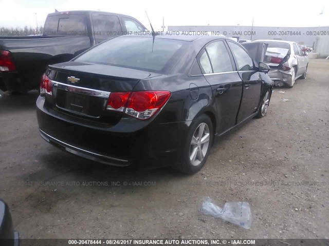 1G1PE5SB1E7248891 - 2014 CHEVROLET CRUZE LT BLACK photo 4