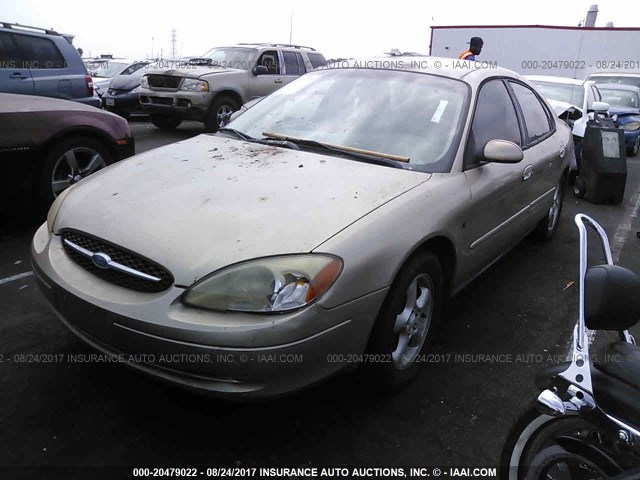 1FAFP55271G244479 - 2001 FORD TAURUS SES GOLD photo 2