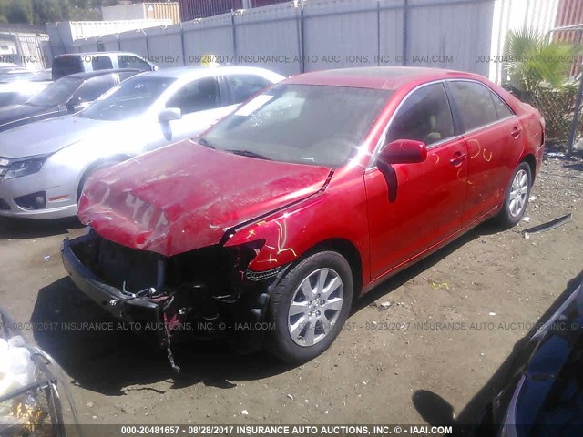 4T4BE46K09R137022 - 2009 TOYOTA CAMRY SE/LE/XLE 红色 照片 2