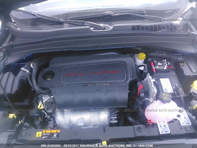 ZACCJAAB5HPF35265 - 2017 JEEP RENEGADE SPORT Կապույտ լուսանկար 10